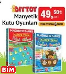 DIYTOY MANYETİK KUTU OYUNLARI
